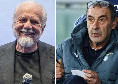 Sportitalia - De Laurentiis in linea di massima ha scelto Sarri: la reazione dell'allenatore. Con Conte situazione spaccata da dicembre