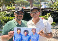 Il Club Napoli Isola d'Ischia incontra i miti del passato: ad Alemao e Careca le opere pop dell&rsquo;artista Mikelart | FOTO
