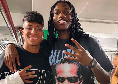 Alisson Santos e gli auguri ad un avversario speciale: il milanista Leao che esulta come lui