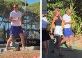 Il Napoli attende Allegri: vacanza in Sardegna e torneo di padel per il tecnico toscano, lungo incontro con Igli Tare | FOTO