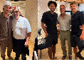 Ecco dove sono stati ieri a cena Vergara, Cajuste e Lindstrom | FOTO