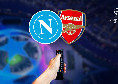 Dove vedere Napoli-Arsenal in TV e streaming: il match di Champions League Ã¨ in chiaro? Il canale