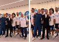 Mertens torna nello spogliatoio del Napoli: lo scatto con lo staff azzurro | FOTO