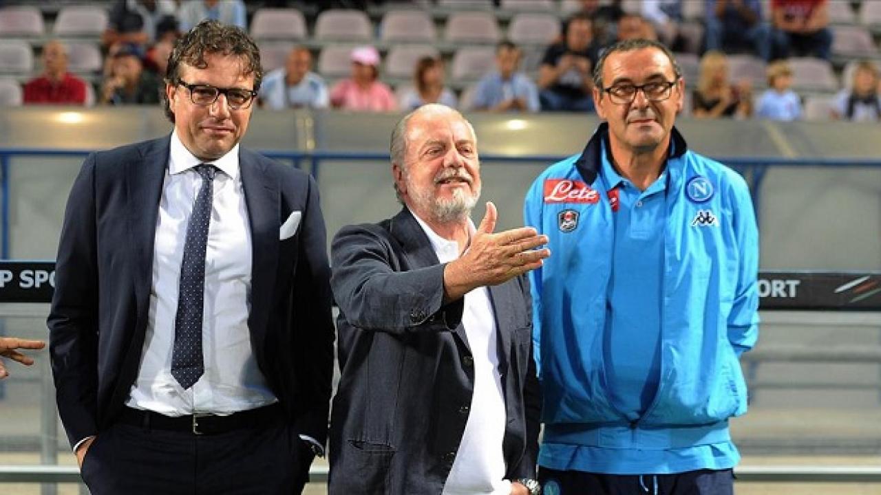 Sarri-Giuntoli, la coppia si pu&ograve; ricreare all'Atalanta! TMW: occhio per&ograve; al Napoli di De Laurentiis