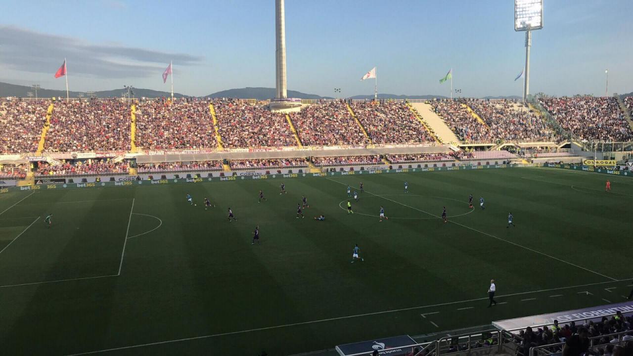 Fiorentina-Napoli, gli ultras viola hanno preparato una maxi-coreografia allo stadio