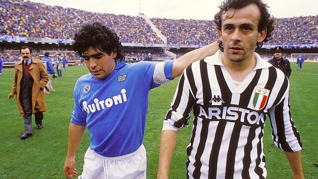 Platini: "Maradona pi&ugrave; forte? No, pi&ugrave; personaggio! Vinse il Mondiale solo perch&eacute; io giocavo e lui no"