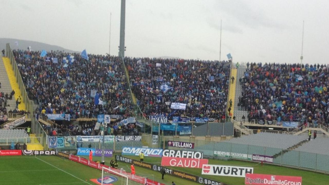 Fiorentina-Napoli, biglietti settore ospiti oggi in vendita! Trasferta aperta ai residenti in Campania