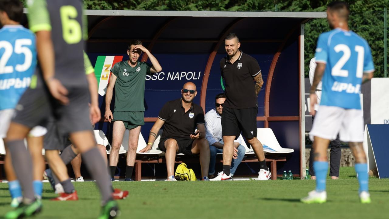 Anaune, l'allenatore Cipriano: "Tifo Napoli, emozione incredibile affrontarli. Conte? E' l'uomo giusto, gli dirò una cosa"