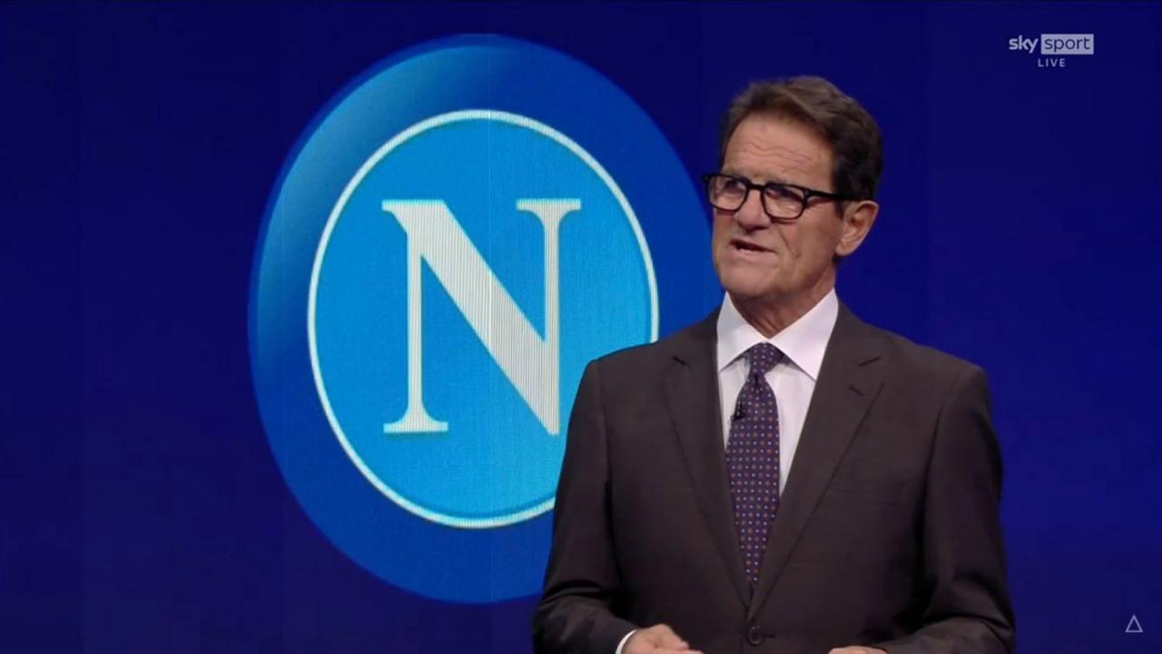 Capello sullo scudetto: "Troppi cantieri aperti, anche il Napoli lo è: l'Inter resta in pole"