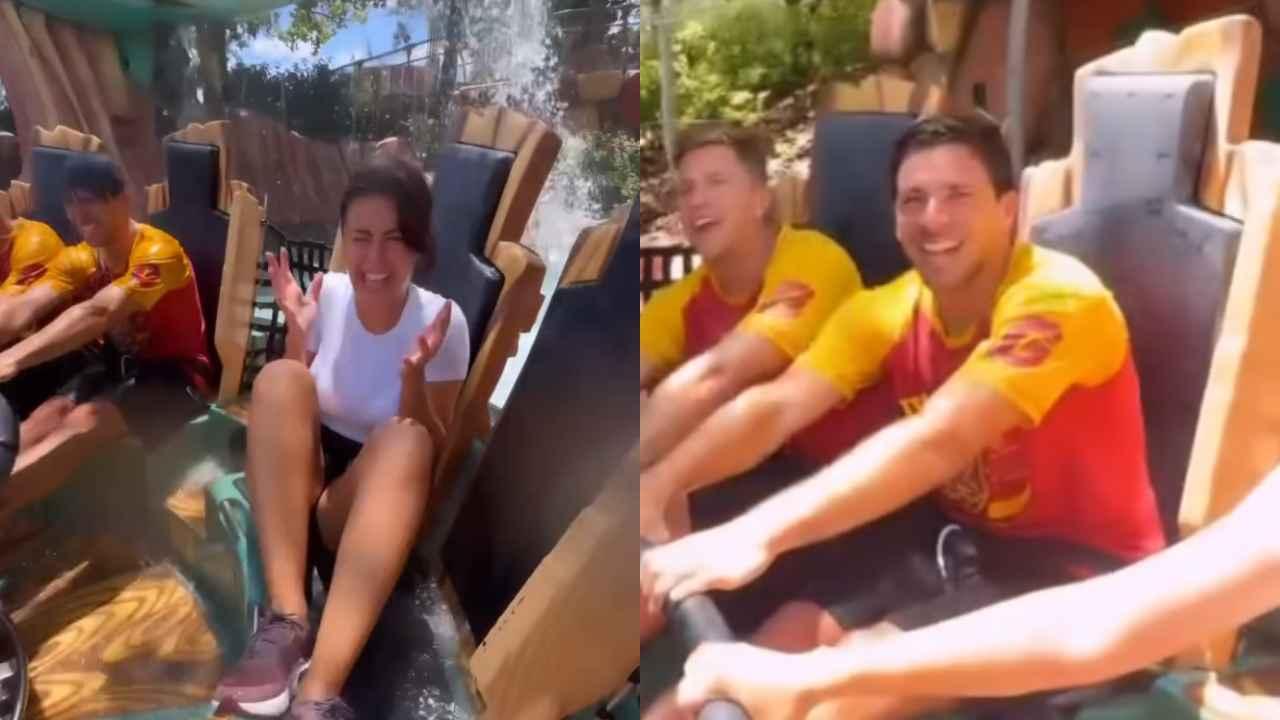 Simeone ancora in vacanza! Il Cholito si diverte con la moglie a Disneyland | VIDEO