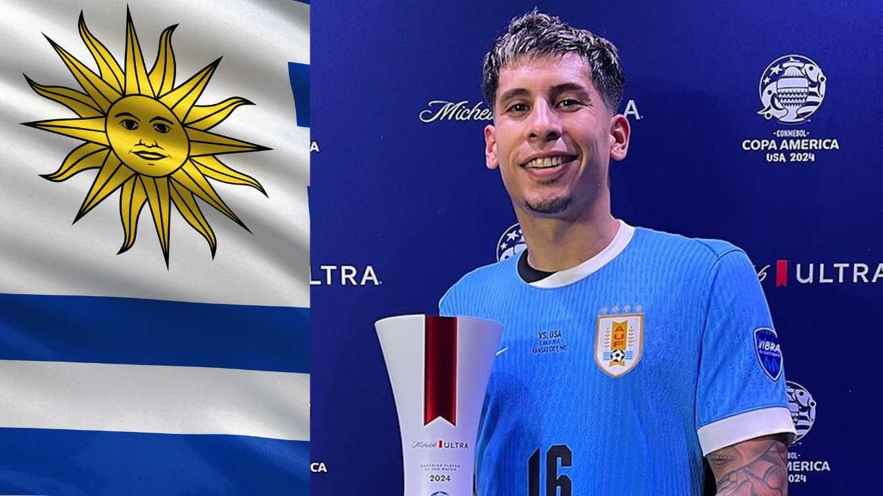 USA-Uruguay, Mathias Olivera in gol premiato come migliore in campo | FOTO