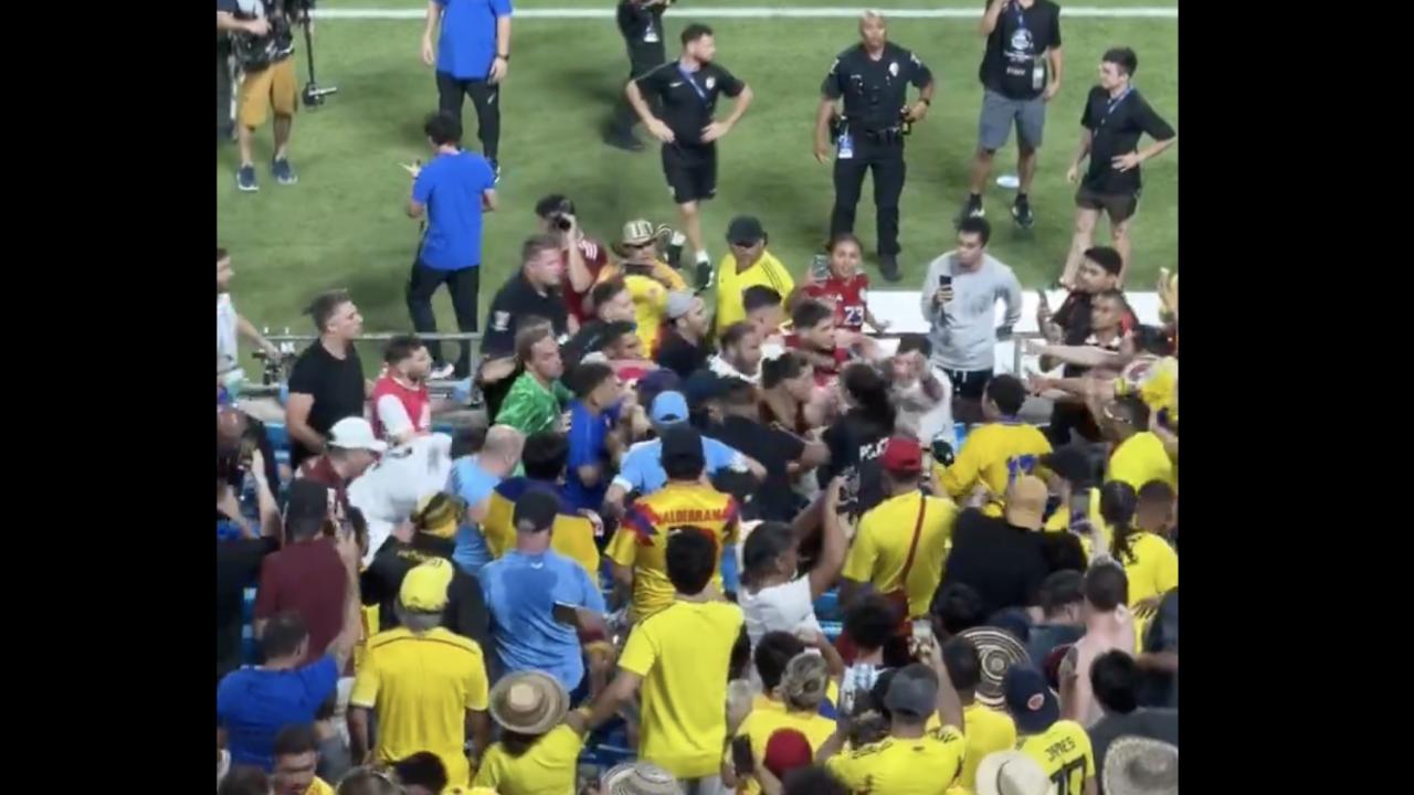 Coppa America, rissa choc dopo Uruguay-Colombia: tifosi  afferiscono i familiari della celeste | VIDEO