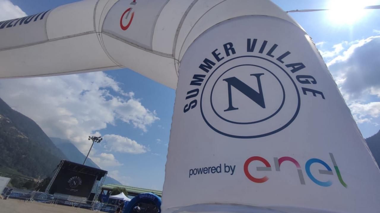 Enel nuovo sponsor SSC Napoli! Ecco il Summer Village a Dimaro | VIDEO CN24