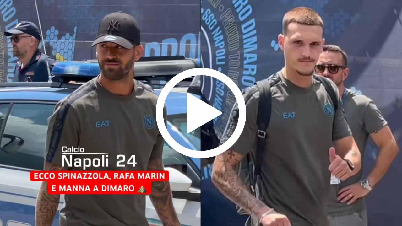 Dimaro, l'arrivo dei "nuovi": Spinazzola, Rafa Marin e Manna accolti così! | VIDEO CN24