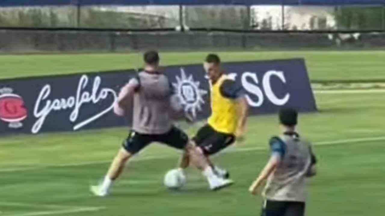 Rafa Marin si presenta così, splendido tunnel a Rrahmani in allenamento! | VIDEO