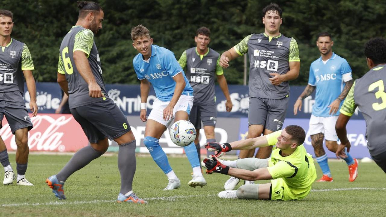 Napoli-Anaune 1-0, arriva il primo gol dell'era Conte: lo ha segnato un nuovo acquisto!