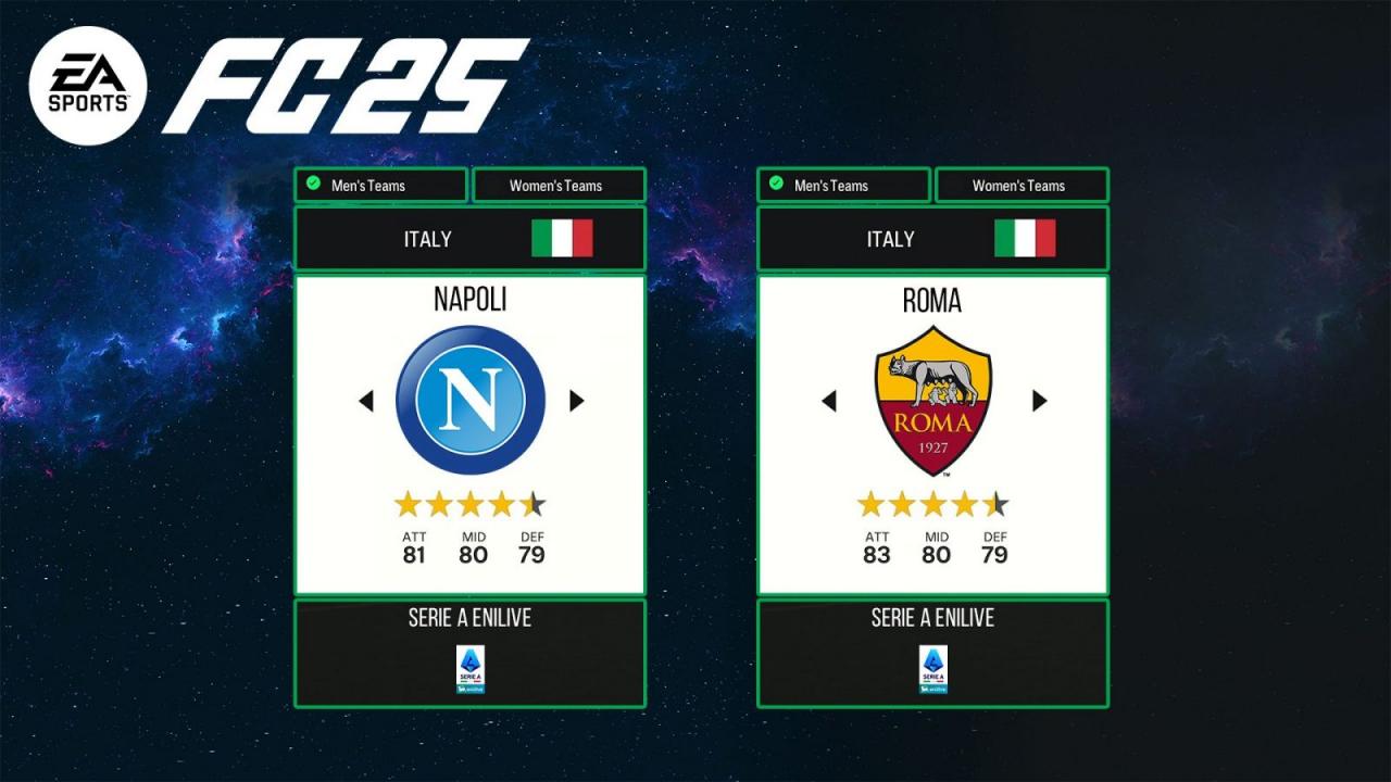 Il Napoli torna 'ufficiale' su FC25! Termina l'esclusiva con eFootball e Konami | FOTO