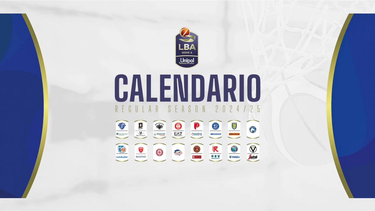 Calendario Serie A 2024/2025: il Napoli Basket debutta il 29 settembre a Pistoia! Tutte le date delle partite