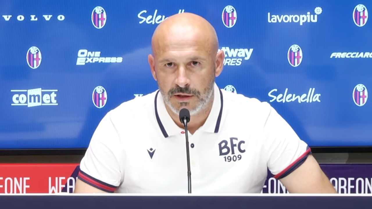 Bologna, Italiano in conferenza: "Skorupski, Joao Mario e Dallinga non sono al 100%, punto interrogativo in porta! &Egrave; sbagliato parlare solo di me, c'&egrave; differenza con Thiago Motta"