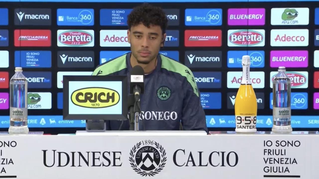 Udinese, Atta: "Nel mio ruolo ci sono due fenomeni: giocano nel Napoli"