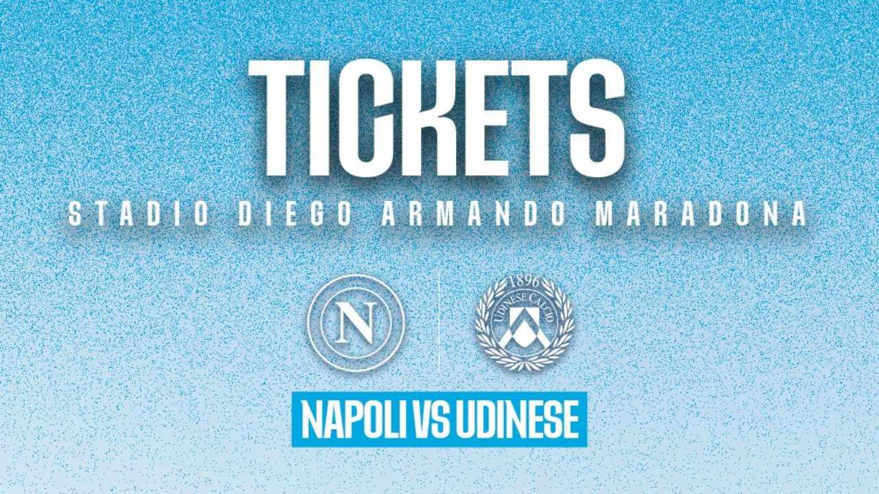 Biglietti Napoli Udinese in vendita: ultima partita al Maradona, prezzi e sconti under-30