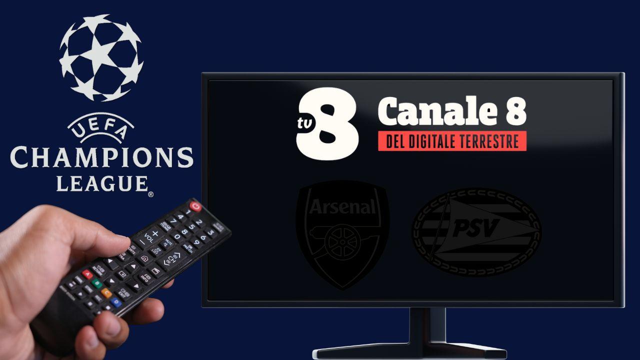Champions in chiaro: trasmettono la partita dell'anno gratis su TV8