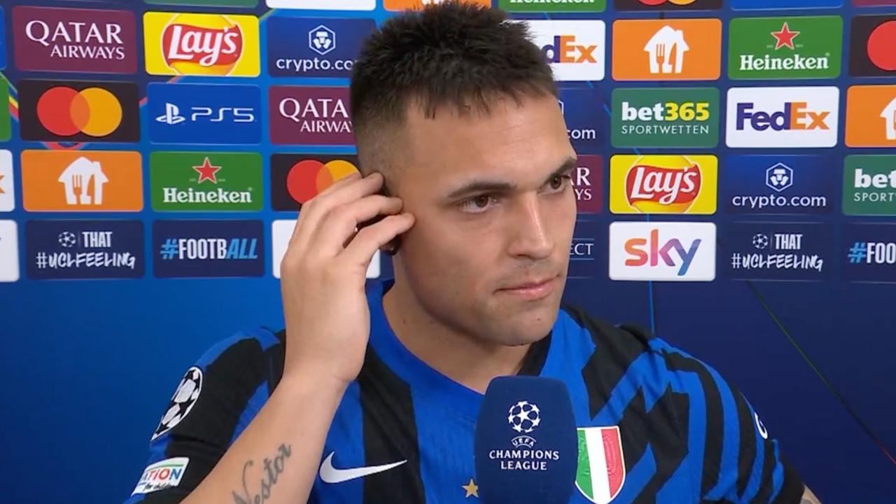 Lautaro Martinez manda un messaggio al Napoli dopo la qualificazione Champions