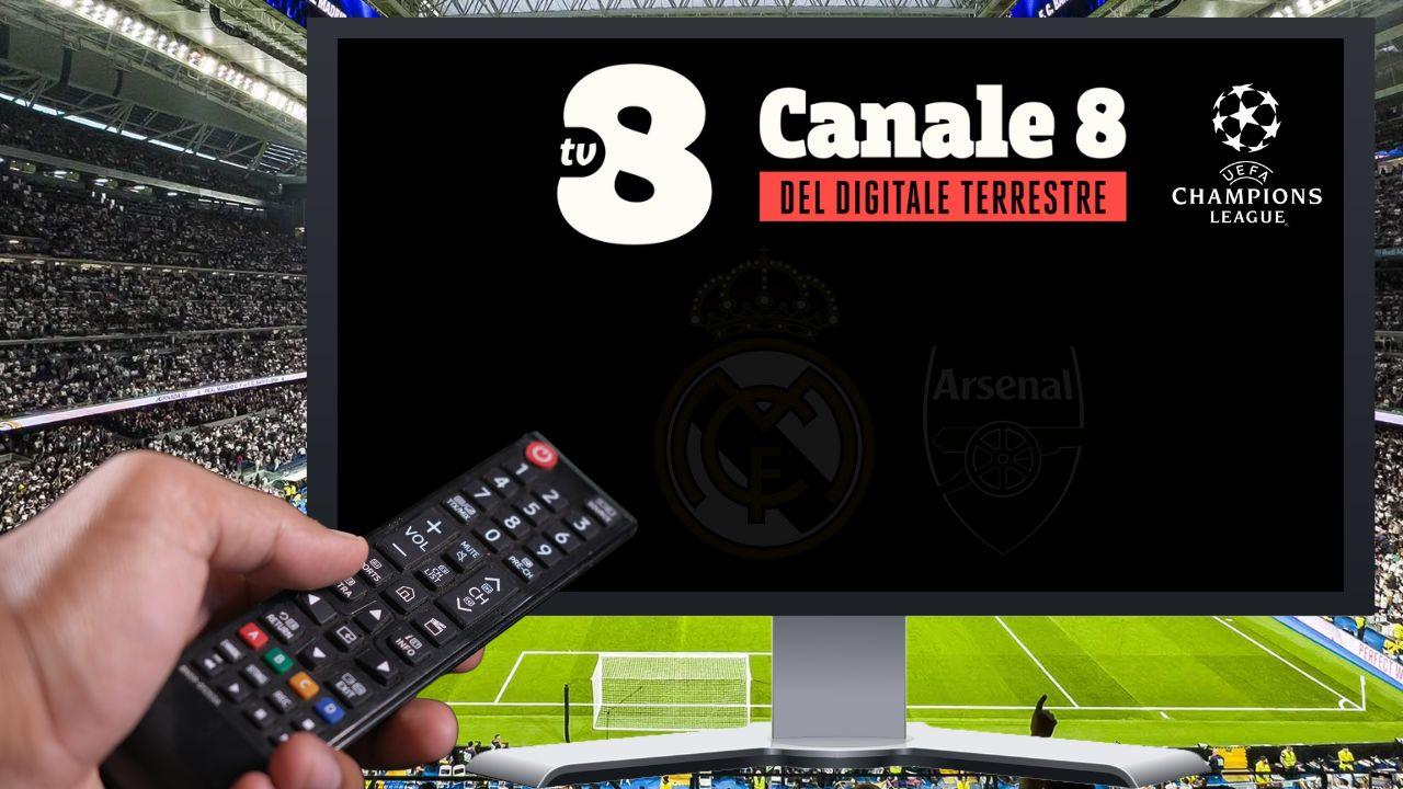 Champions League in chiaro: partita super su TV8 per il ritorno dei quarti