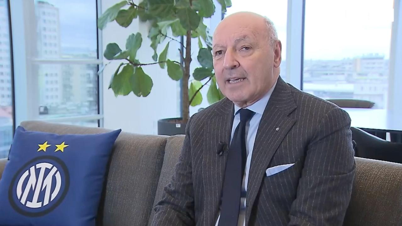 Inter, Marotta: "Calhanoglu non ha mai manifestato la volont&agrave; di andarsene. Lookman? Ne parliamo prossimamente"