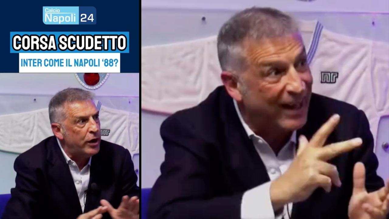 Filardi azzarda: "Scudetto? L'Inter pu&ograve; perdere pure il secondo posto! Vi ricordate il Napoli dell'88?" | VIDEO