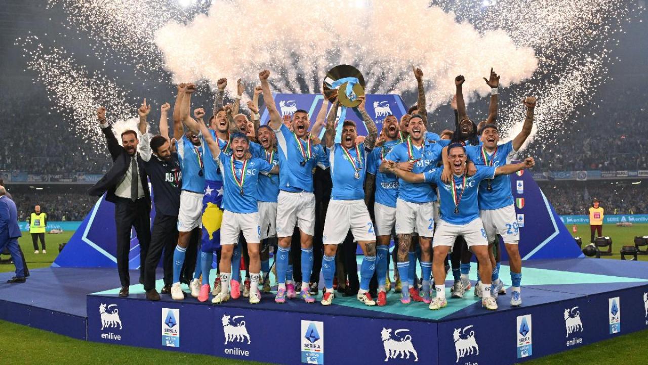 Il secondo scudetto del Napoli in tre anni sconvolge la geografia del calcio italiano