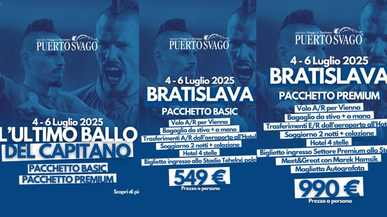Partita d'addio Hamsik, Puertosvago ti porta a Bratislava: c'&egrave; l'opportunit&agrave; di stare con Marek, ecco le offerte