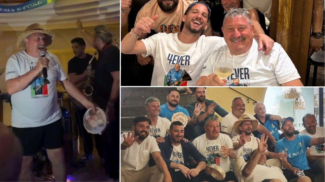 Starace scatenato alla sua festa! Show a Capri in compagnia anche di Mertens | VIDEO