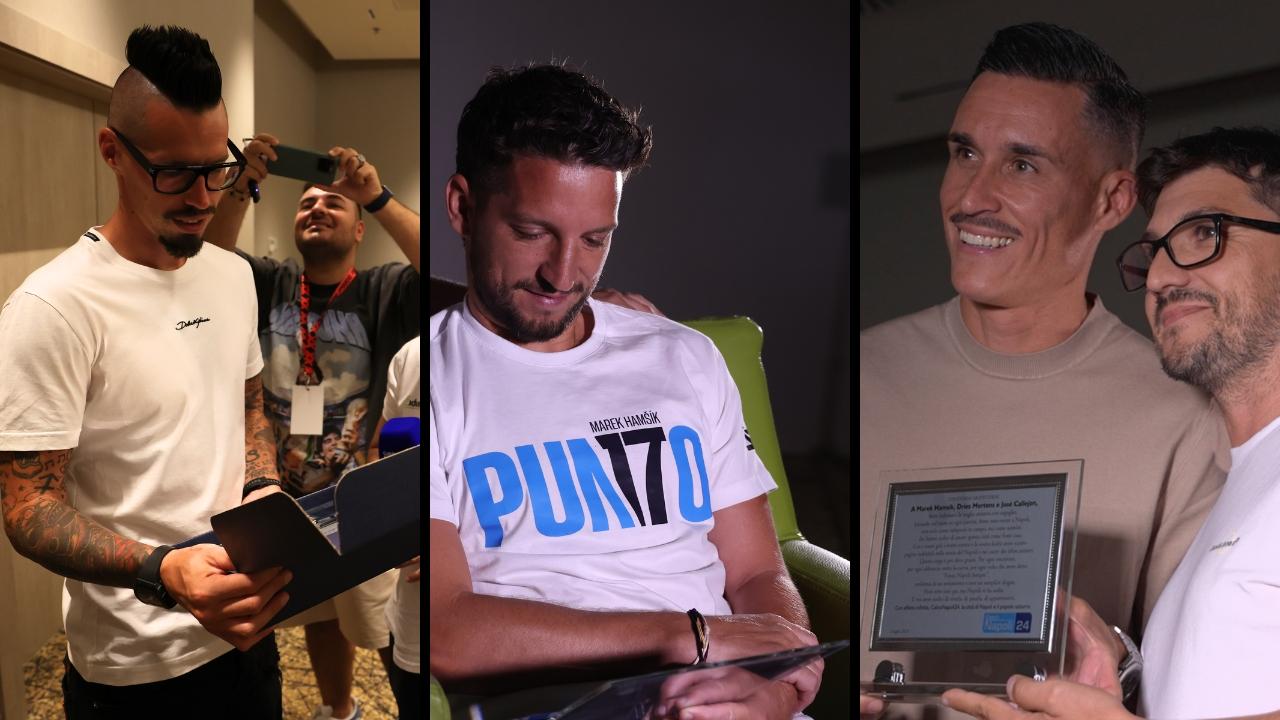 "Sto per piangere!", omaggio di CN24 per Callejon, Hamsik e Mertens: la reazione degli ex Napoli | VIDEO