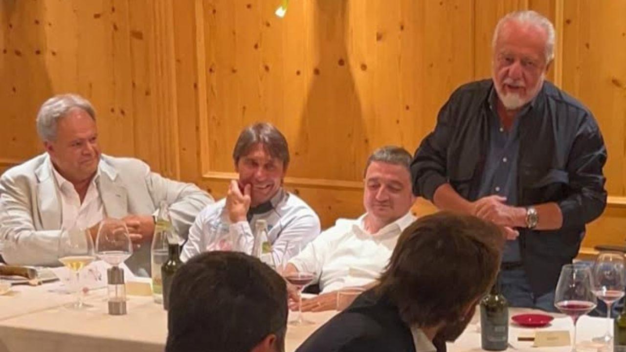 Cena di pesce tra De Laurentiis e Conte a Ischia! Ecco che cosa hanno mangiato
