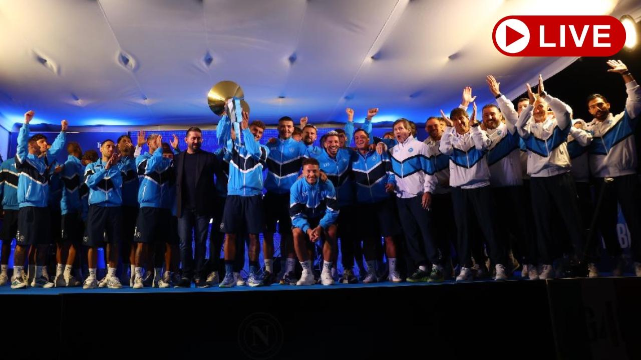 Ritiro Napoli a Castel di Sangro, presentazione squadra in piazza dalle 19.45 | DIRETTA VIDEO