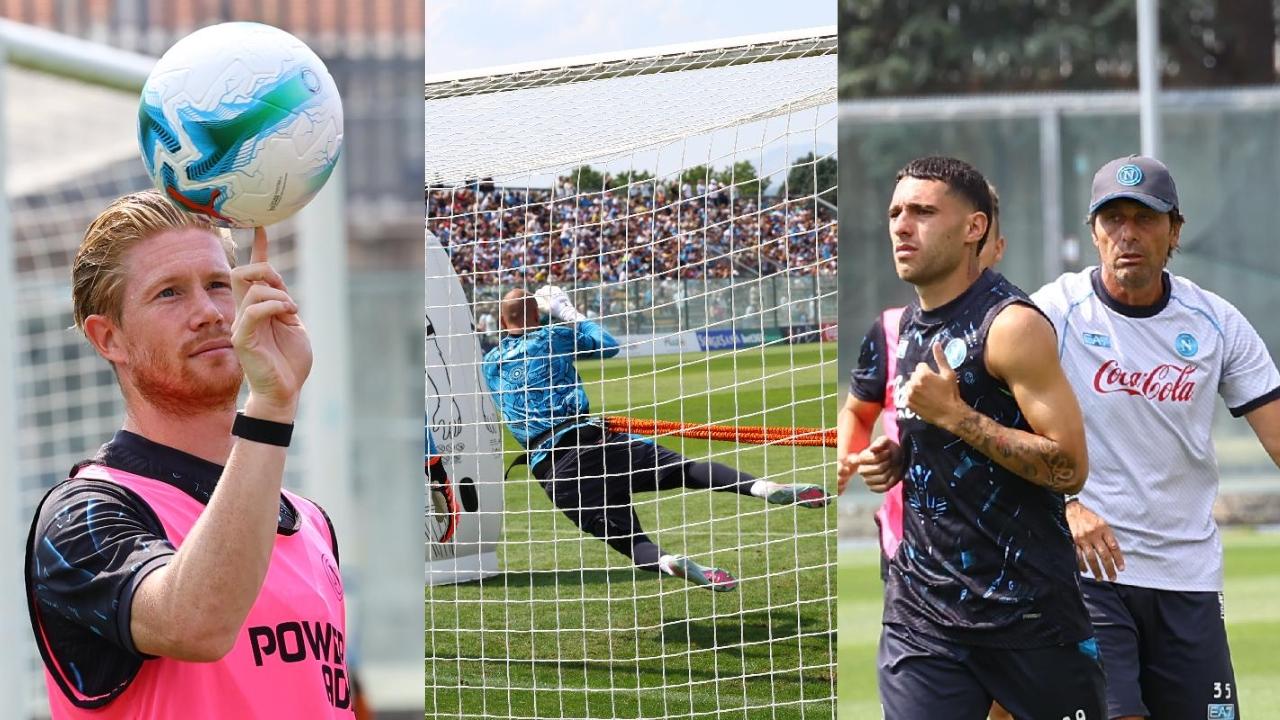 Highlights allenamento Napoli, guardate cosa succede a Meret e Milinkovic-Savic | VIDEO