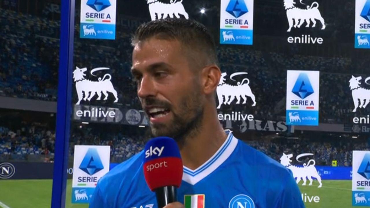Spinazzola all'intervallo: "Conte ci ha fatto una raccomandazione per il secondo tempo"