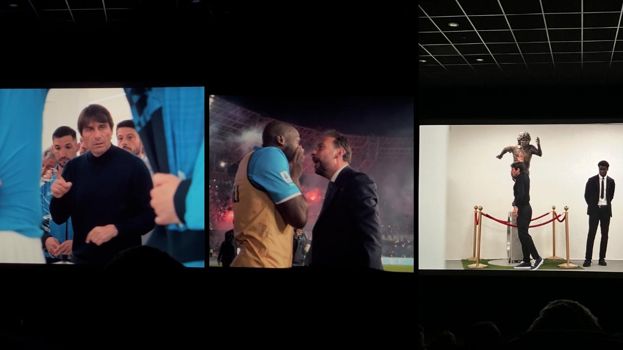 De Laurentiis svela: "Film sullo scudetto del Napoli a Hollywood! Far&ograve; vedere Conte e i calciatori agli americani"