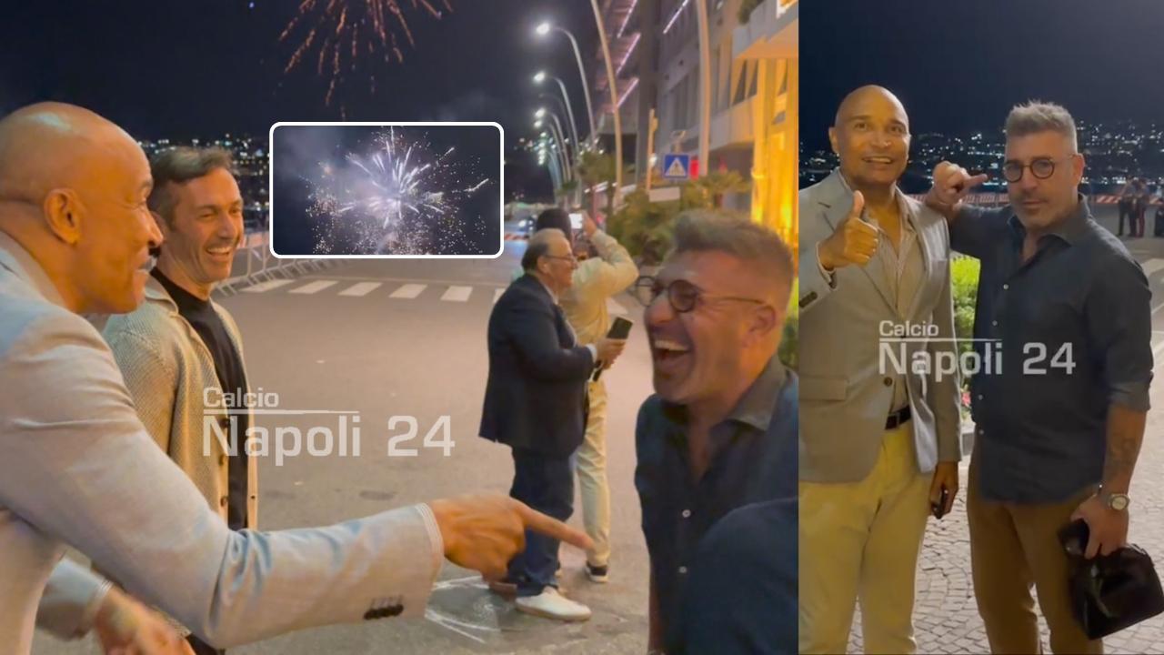 Tifosi "disturbano" cos&igrave; il riposo in hotel dello Sporting: spuntano due ex Napoli che se la ridono! | VIDEO