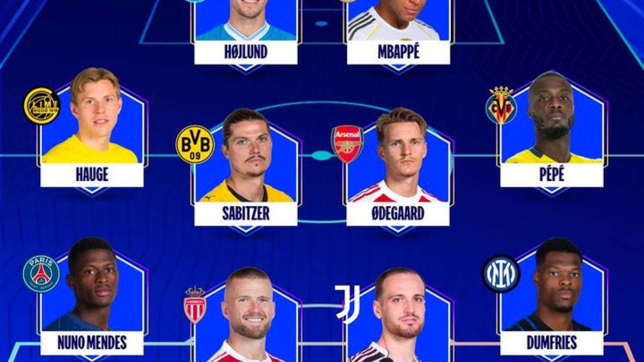 Team of the week Uefa Champions League: c'&egrave; anche Hojlund | FOTO