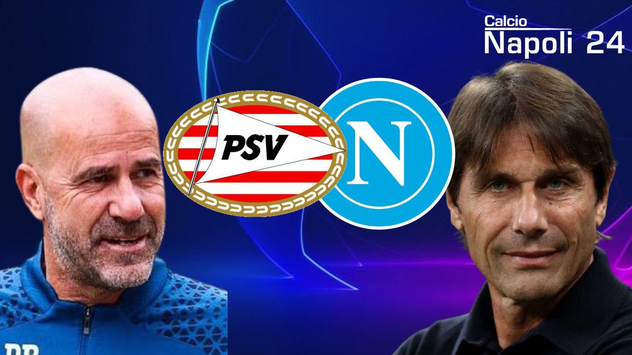 PSV-Napoli, segui la Champions League gratis su CalcioNapoli24: il programma di conferenze e allenamenti