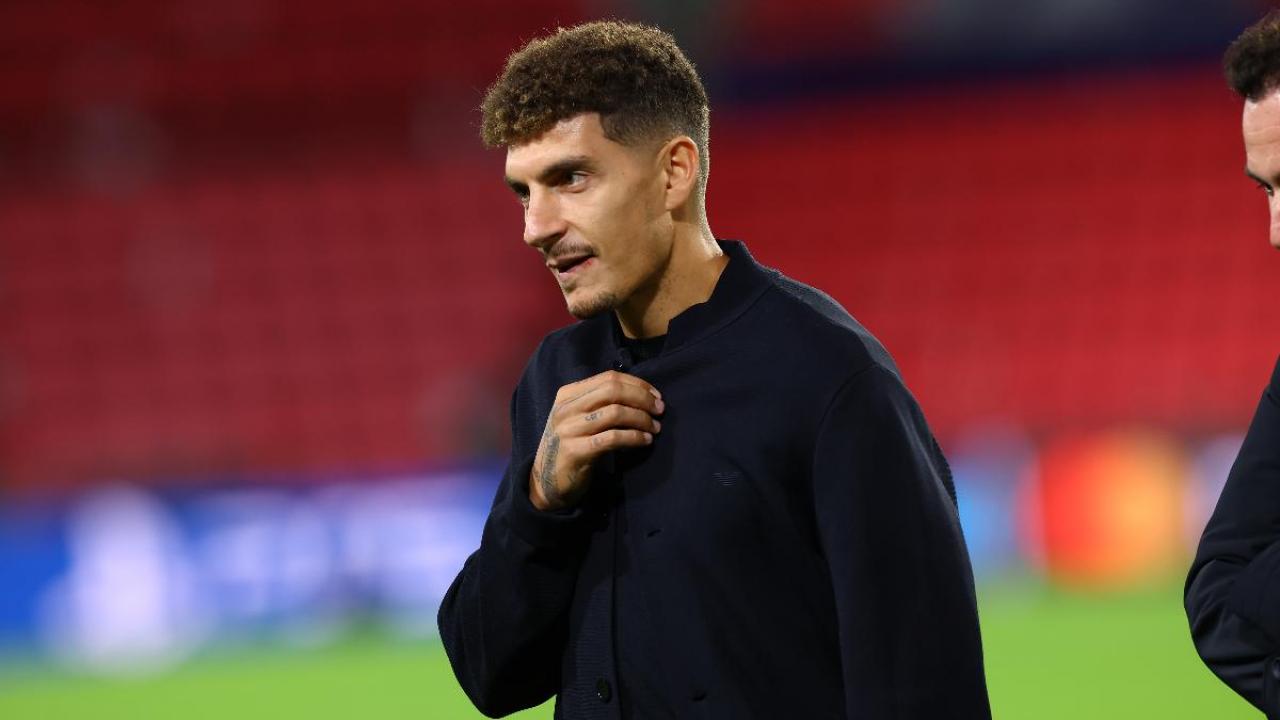 Di Lorenzo: "Meritavamo la vittoria, &egrave; mancato solo il gol. Faremo di tutto per andare avanti in Champions"