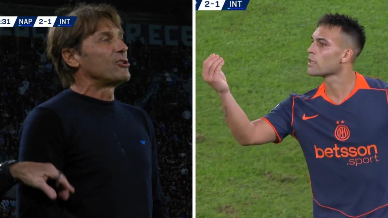 "Te la stai facendo sotto", clamorosa provocazione di Lautaro: Conte risponde, labiale chiarissimo | FOTO