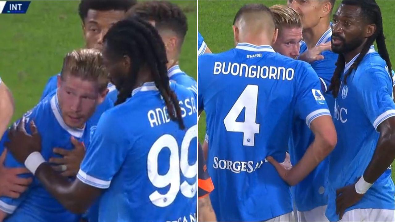 Infortunio De Bruyne, subito l'abbraccio preoccupato dei compagni: avevano già capito | FOTO