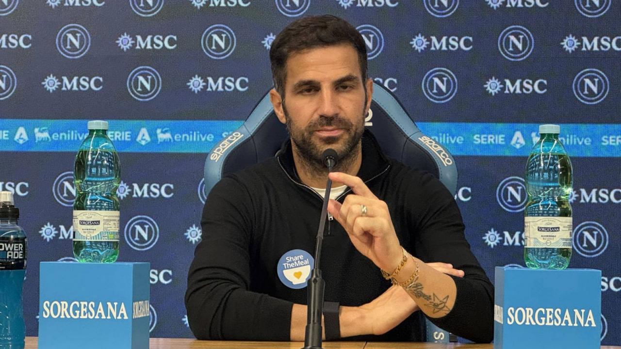 Fabregas in conferenza: "Vergara? Il mister fa sempre la giocata per attaccare la profondit&agrave;, &egrave; un fenomeno. La palla di Hojlund non era per lui"