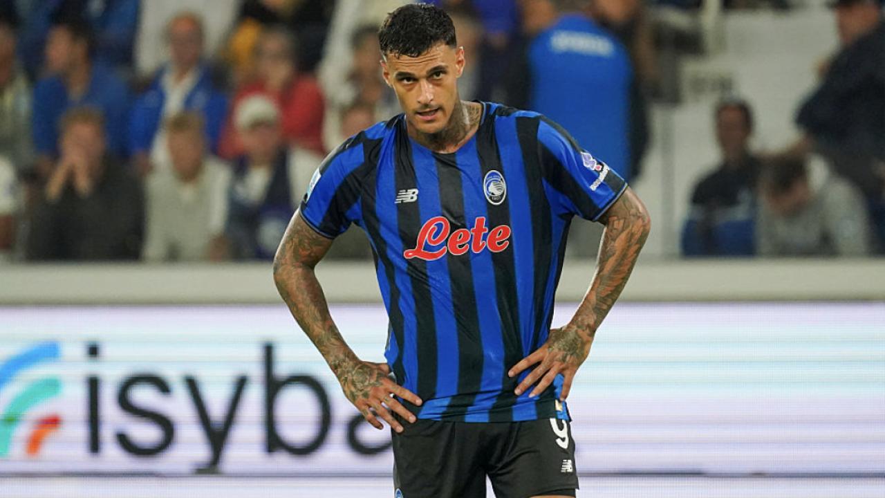 L'Atalanta accorcia le distanze ad inizio ripresa: Scamacca in girata fa 3-1