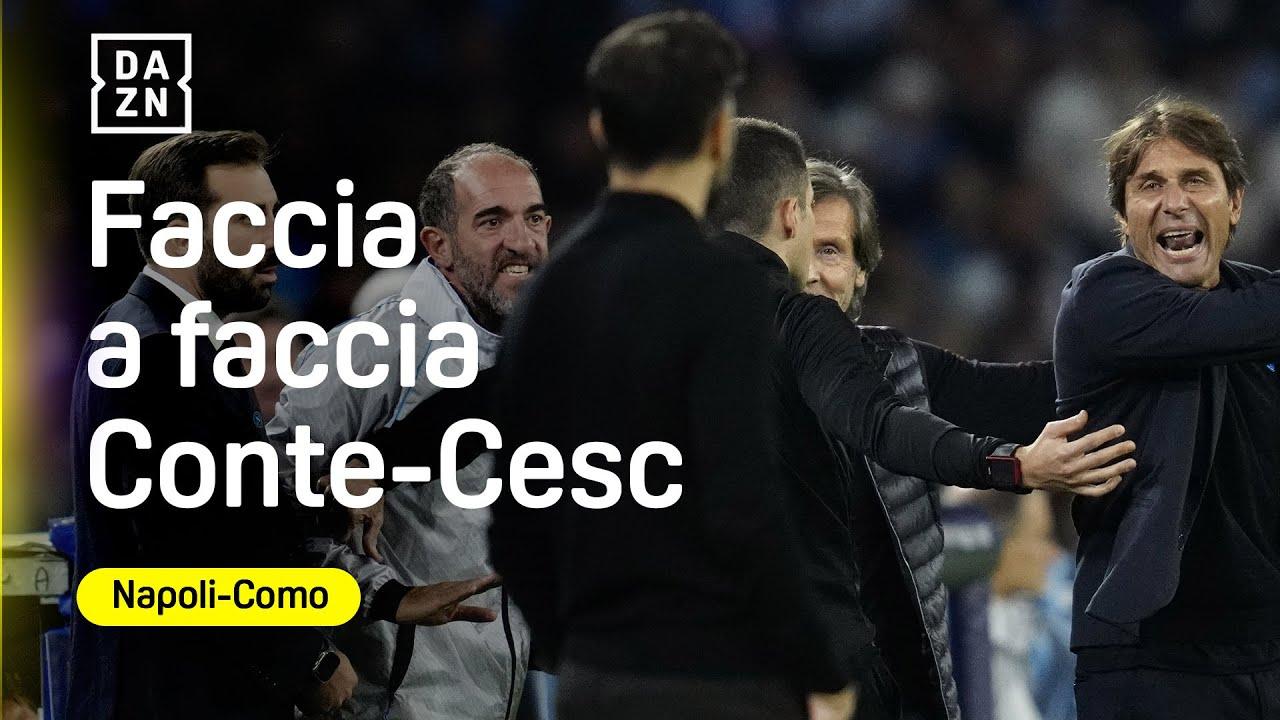 "L'avete preparata cos&igrave; per perdere tempo?", battibecco Conte e Fabregas: la ricostruzione | VIDEO