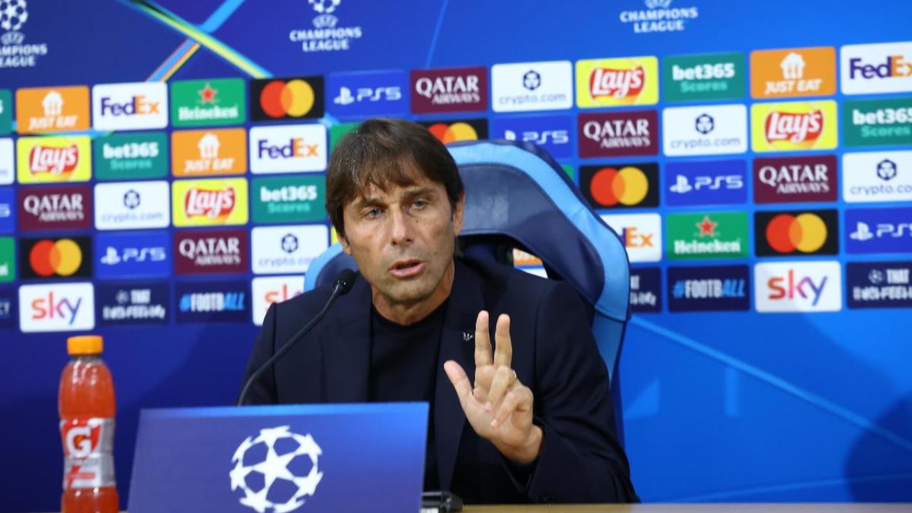 Conte in conferenza: "Non siamo stati bravi e concreti a sfruttare occasioni clamorose, Eintracht venuto qui a difendersi! Ambizione sì, ma poi c'è la realtà..." | VIDEO