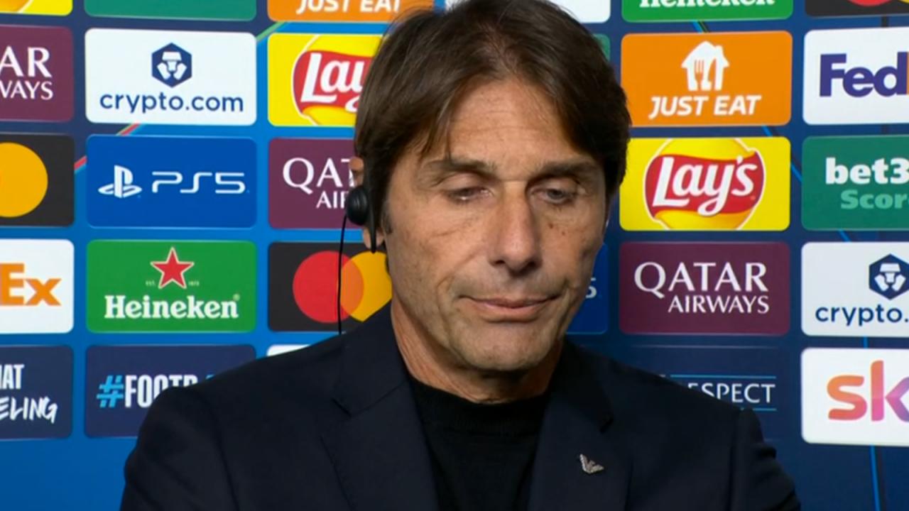 Conte: "Dispiace per i tifosi, ma abbiamo sprecato grandi occasioni. Loro sono venuti qui a fare catenaccio, bene Elmas e Lang"